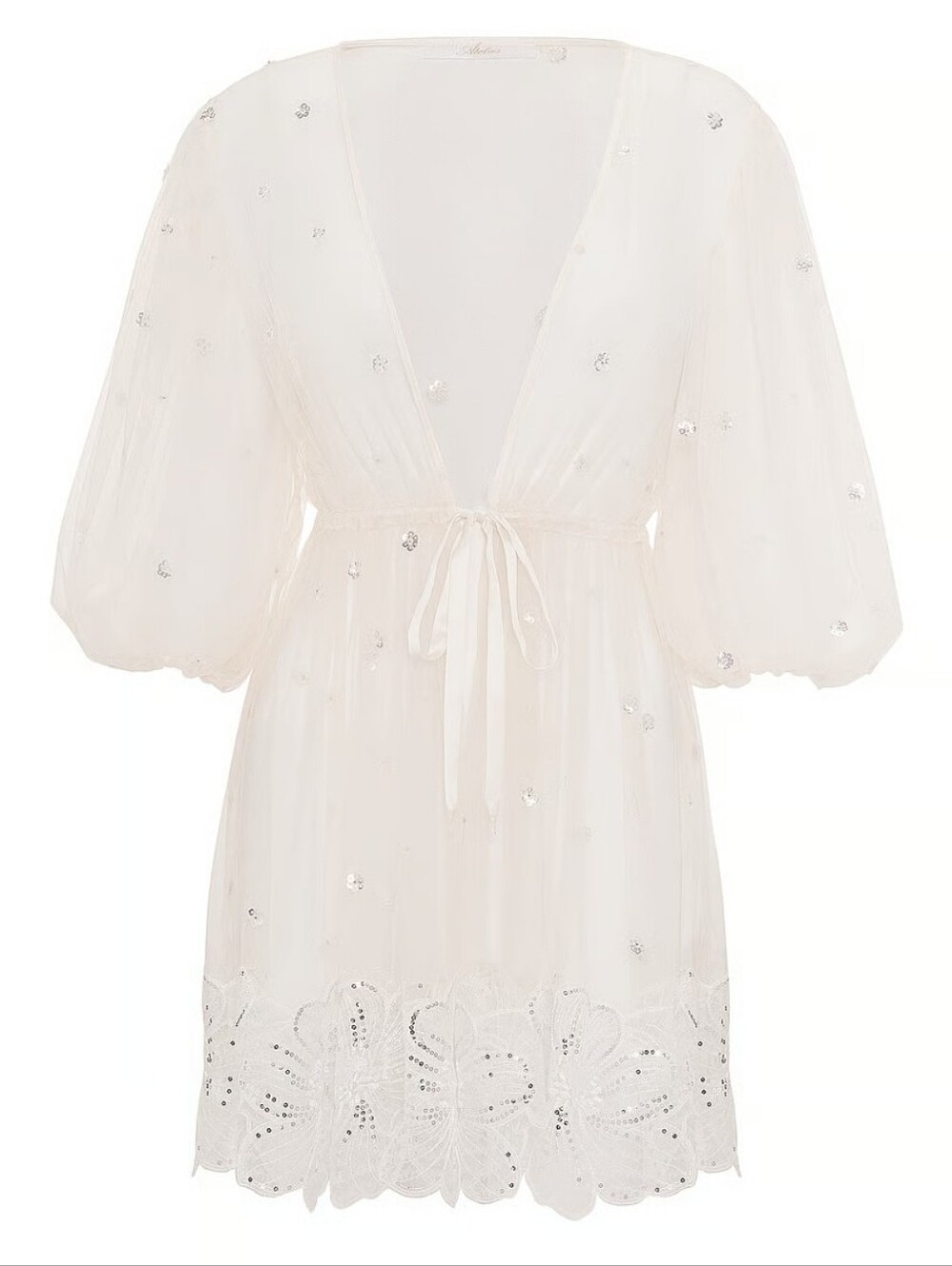 Dream Angels Atelier x Victoria's Secret Bridal Embellished Tulle Short Robe - Picture 3 of 7